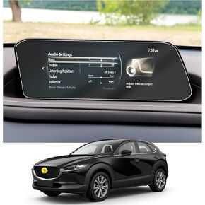 CDEFG 2 Pack for 2025 Mazda CX-70 12.3 "واقي شاشة لـ 2024 2025 Mazda CX-90 ملحقات واقي شاشة مركزي يعمل باللمس (ث/فتحة زر)