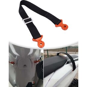 Motorcycle Rear Rescue Pull Belt Adjustable Dirt Bike Pull Straps Belt For SX EXC XCW SX-F EXC-F And Most Dirt Bikes, ORANGE