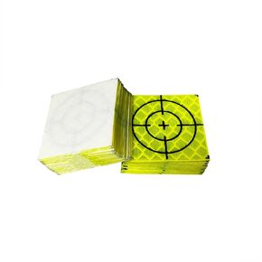 100PCS 40X40 MM Survey Target Mark for Total Station Survey Reflective Target, Survey Reflector Target for Total Stations,Green