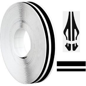 White Automotive Pinstriping Tape Auto Car Pinstripe Tape PVC Car Decal Sticker Glossy DIY Stickers for Musical Instrument Motorcycle Auto Car