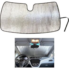 YelloPro Custom Fit Automotive Reflective Front Windshield Sunshade Accessories UV Reflector Sun Protection for 2017 2018 2019 2020 2021 2022 2023 Chevrolet Bolt EV Hatchback (NOT for EUV)
