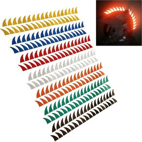 customTAYLOR33 High Intensity Grade Reflective Warhawk/Mohawk Decals (Rubber Warhawk & Helmet not Included) Many Colors (Green)