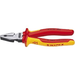KNIPEX 8" High Leverage Combination Pliers, Insulated