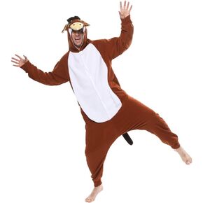 Animal Donkey Pajamas Unisex Adult Cosplay Costumes