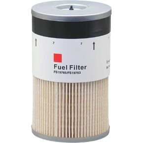 FS19765 Fuel Water Separator Compatible with Cummins ISX ISL9 ISX15 ISX12 X12 X15 ISX11.9 Diesel Engine, Diesel Fuel Water Separator Replaces OE# FS19764 FS19765 P550851 PF7930 WF10005