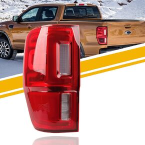 Dasbecan Tail Light Assembly Rear Lamp LED Type w/Blind Spot (Module NOT Included) Compatible with 2019-2023 Ford Ranger Left Driver Side Replace KB3Z-13405-G