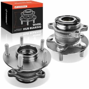 A-Premium 2 x Rear Wheel Bearing and Hub Assembly with 5-Lug Compatible with Mitsubishi Outlander 14-20, Outlander Sport 13-15, Outlander PHEV 18-20, Eclipse Cross 18-20, RVR 18-19