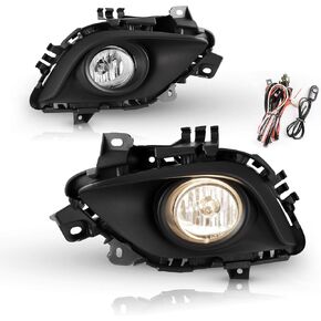 AUTOWIKI Fog Lights Assembly Fit for 2014-2017 Mazda 6 With Clear Lens 2PCS OEM Replacement Fog Lamps