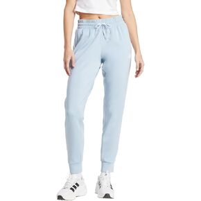 adidas Ladies' 3 Stripe Aeroready Active Jogger - Womens Sweatpants (Blue, L)