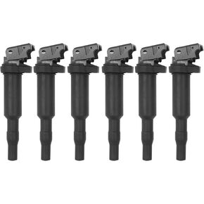 حزمة من 6 ملفات تشغيل محرك السيارات متوافقة مع BMW 325i 325Ci 328i 330Ci 335i 525i 528i 530i 535i 545i 745Li X3 X5 M5 M6 Z4 يستبدل 0221504470 ملفات ميني كوبر in Kuwait