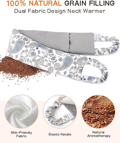 Hihealer Microwavable Heating Pad for Back, Waist, and Shoulders – 20''x 6.5'' Back Wrap Heat Pad Moist Heat or Cold Pack for Pain Relief, Muscle Spasms, and Surgery Recovery in Saudi Arabia