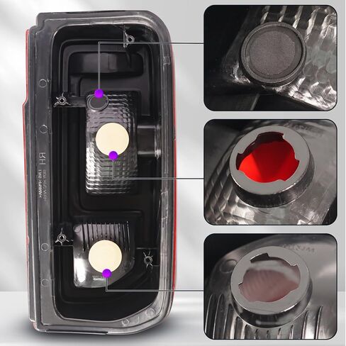 ضوء الذيل متوافق مع Ford Bronco 2021 2022 2023 OE Factory Style الهالوجين استبدال المصباح الخلفي الجانبي (بدون لمبة) in Kuwait