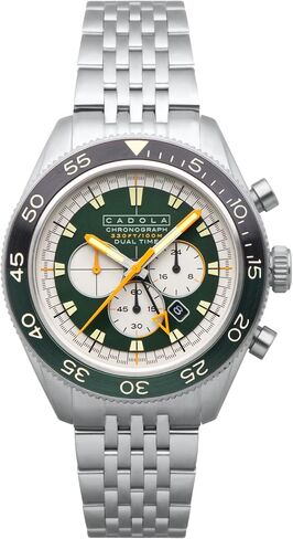 Cadola Men's 42mm Ahrens Chronograph Watch with Nylon Strap CD-1036 in Saudi Arabia