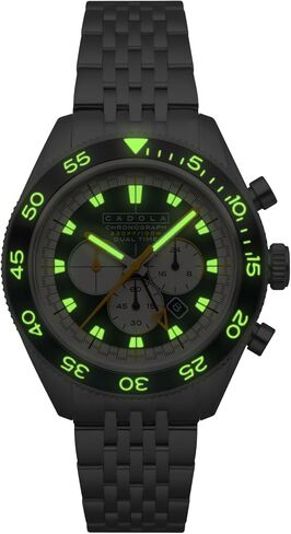 Cadola Men's 42mm Ahrens Chronograph Watch with Nylon Strap CD-1036 in Saudi Arabia