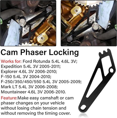 أداة إسفين قفل سلسلة التوقيت، متوافقة مع محركات Ford Lincoln Mercury 2005-2014 4.6L و5.4L 3V Ford Mustang F-150 Explorer Lincoln Navigator in Saudi Arabia