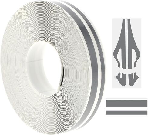 White Automotive Pinstriping Tape Auto Car Pinstripe Tape PVC Car Decal Sticker Glossy DIY Stickers for Musical Instrument Motorcycle Auto Car in Kuwait