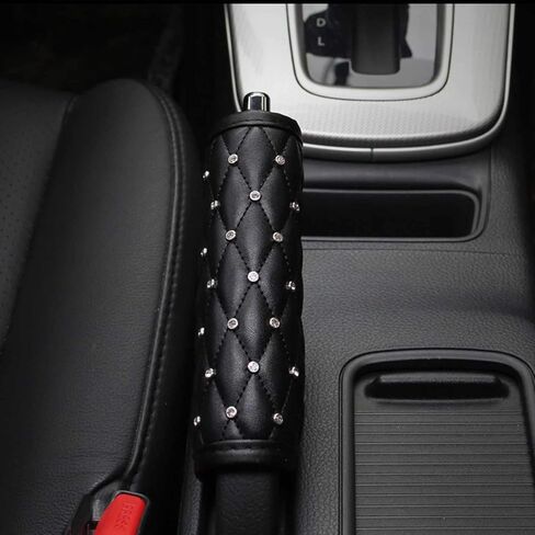 Bling Bling Auto Center Console Pad PU Leather Car Armrest Seat Box Cover Protector Universal Fit (Car Armrest) in Saudi Arabia