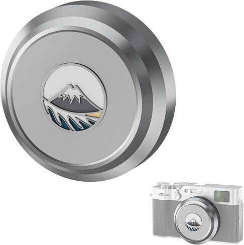 غطاء عدسة NEEWER لـ X100V وX100VI، غطاء واقي عدسة من سبائك الألومنيوم مع تصميمات داخلية مقاومة للخدش، متوافق مع Fujifilm X100V وX100VI، أسود، CA113 in Saudi Arabia