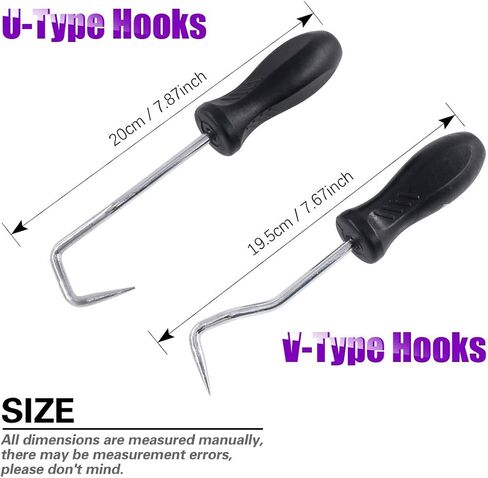 3 قطع من Swpeet كماشة مرنة شديدة التحمل 9409A مشبك خرطوم مع مجموعة خطاف إزالة مشبك خرطوم مثالية للاستخدام في أي وضع | يعمل على مشابك خرطوم 18 مم - 54 مم in Kuwait