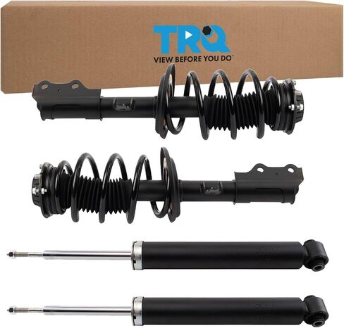 TRQ Front and Rear Complete Strut Assembly & Shock Absorber Kit Complete Strut & Coil Spring Assembly Compatible with 2018-2022 Buick Enclave Chevrolet Traverse in Saudi Arabia