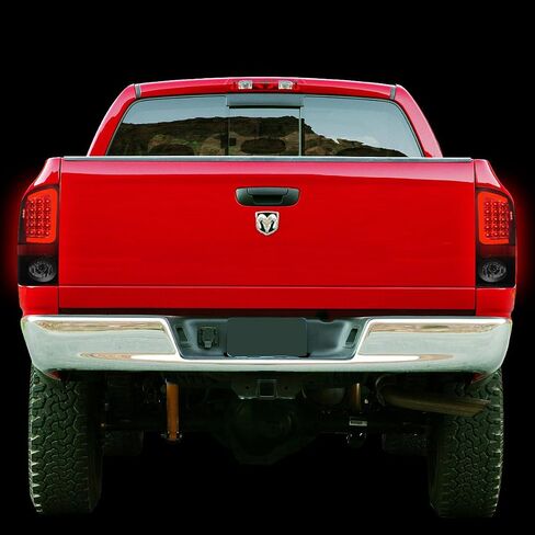 DNA MOTORING TL-DRAM07-LED-3D-BK-SM LED 3D Tail Light Assembly Driver & Passenger Side [Compatible with 02-06 Dodge Ram 1500 2500 3500] in Saudi Arabia