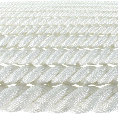 Premium White Twisted Nylon Rope (3/4 Inch x 10 Feet) - Multipurpose Utility Line in Kuwait