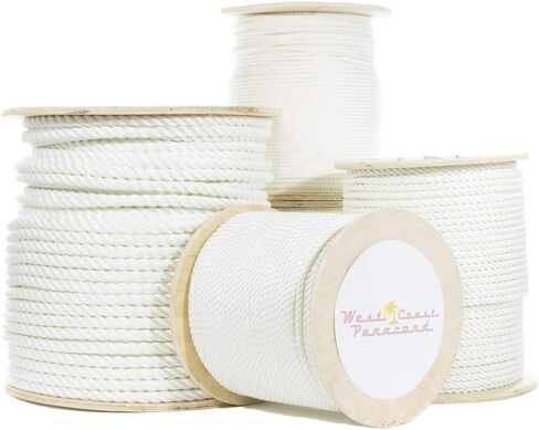 Premium White Twisted Nylon Rope (3/4 Inch x 10 Feet) - Multipurpose Utility Line in Kuwait