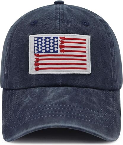 American Flag Guitar Hat for Men Women, Adjustable Embroidered Guitar Baseball Cap in Saudi Arabia