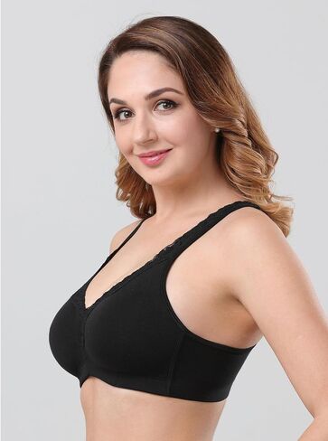 Baetty Wireless Bras for Women No Underwire Cotton Bra Full Coverage Unpadded 6803 in Saudi Arabia