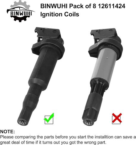 حزمة من 6 ملفات تشغيل محرك السيارات متوافقة مع BMW 325i 325Ci 328i 330Ci 335i 525i 528i 530i 535i 545i 745Li X3 X5 M5 M6 Z4 يستبدل 0221504470 ملفات ميني كوبر in Kuwait