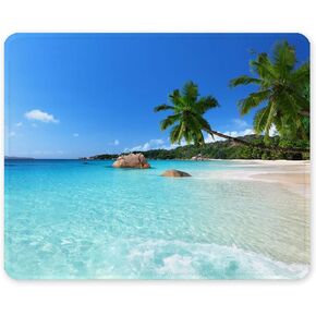 Auhoahsil Mouse Pad, 12 x 10 in Thick Rubber Premium-Textured Non-Slip Stitched Edges Waterproof Square Mouse Mat with Cute Pattern for Gaming Work Computer Office, Larger, Cute Turtles
