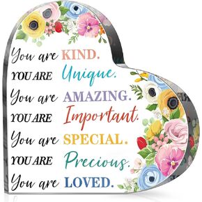 You are Amazing Inspirational Gifts for Women Religious Gifts Motivational Cheer up Christian Paperweight Birthday Gift Office Encouragement Table Centerpieces for Coworker Friends Daughter