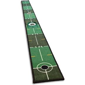 Golf Slim Pro Putting Practice Mat 9 Ft Practice Target Extra Slim Floor Saving for Seasoned Golf Player