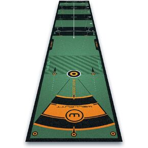WELLPUTT - Golf Putting Training Mat - Classic Green 10ft
