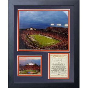 Legends Never Die Auburn University Tigers Jordan-Hare Stadium Framed Photo Collage, 11 by 14-Inch