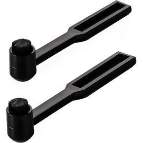 2PCS Record Player Needle Cleaning Brush, Turntable Stylus Cleaning Brush to Clean Record Needle Stylus Dirt and Dust
