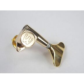 Warwick Replacement Bass Guitar Tuner, Gold, Bass Side