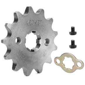 Motorcycle 420-10T Sprocket, Front Sprocket 17mm for 50cc 70cc 90cc 110cc 125cc Dirt Pit Mini Bike ATV Quad 4 Wheeler (420-10T 17MM)