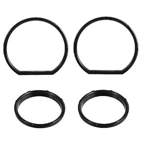 All Black Instrument Board Gauge Bezel Kit for Harley Touring Electra Street Glide FLHX 2014-2023