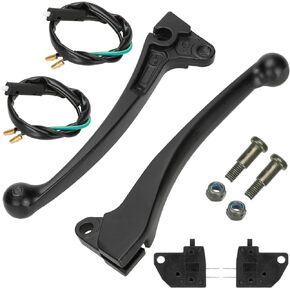 YOXUFA Universal Right Left Rear Brake Lever Handle for GY6 49cc 50cc 125cc 150cc 139QMB 157QMJ TaoTao IceBear Peace Sports SSR Roketa Jonway Scooter Moped Chinese Motorcycle Parts