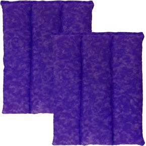 Nature Creation Back Heating Pad Microwavable - Flexible & Easy to Use Hot/Cold Pack for Back Pain Relief, Neck Pain, Body Aches and Stiffness - Perfect for Cold Weather - 1 Pack Blue Flowers in Kuwait