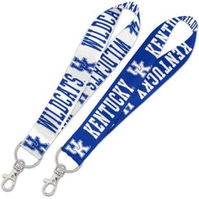 NCAA University Kentucky Wildcats 1" Inch Lanyard Key Strap, Metal Ring