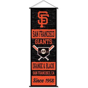 San Francisco Giants Banner and Scroll Sign