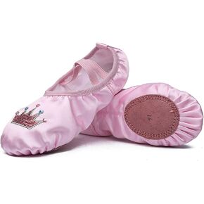 Girls Ballet Dance Shoes Gymnastic Slippers for Toddler/Little Kids/Big Kids/Adult