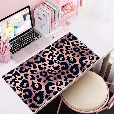 Cute Frog Mouse Pad Desk Pad Kawaii Green Desk Decor Mat, Large Gaming Mouse Pad for Desk Computer Keyboard Laptop, Desk Decor Home Office Accessories for Girl (31.5x15.7 in)-with Stitched Eges Pad in Saudi Arabia