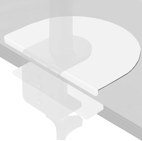 VIVO Steel Reinforcement Bracket Mount Plate for Thin, Glass, and Other Fragile Table Tops, Clamp Compatible with Most Monitor Stand C-Clamp Installations, Black, STAND-AC01R in Kuwait