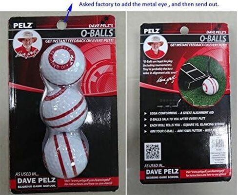 كرة بيلز جولف DP4016 O-Ball (3 عبوات) بيضاء، قياسية in Kuwait