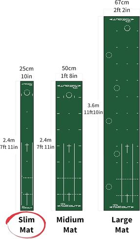 حصيرة وضع الجولف النحيفة من بوت أوت - 94.5 بوصة × 9.8 بوصة in Kuwait