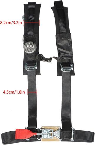 WFLNHB Black 4-Point Harness 2 Straps Replacement for ATV&UTV A114220 in Saudi Arabia