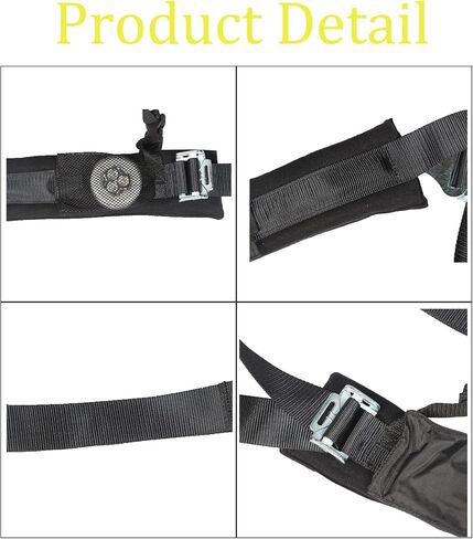 WFLNHB Black 4-Point Harness 2 Straps Replacement for ATV&UTV A114220 in Saudi Arabia